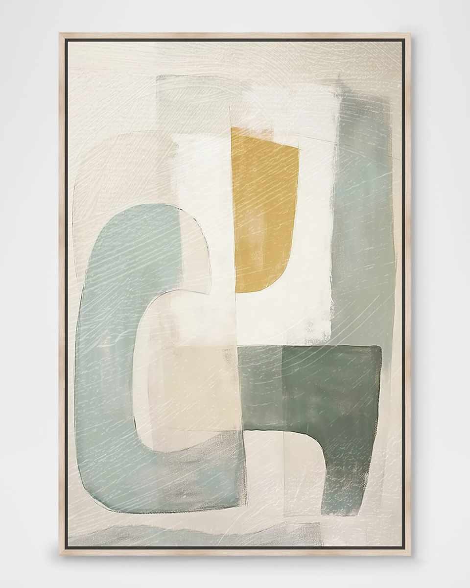 "Sunny Side Egg in my Pan" Hand-Embellished Framed Print